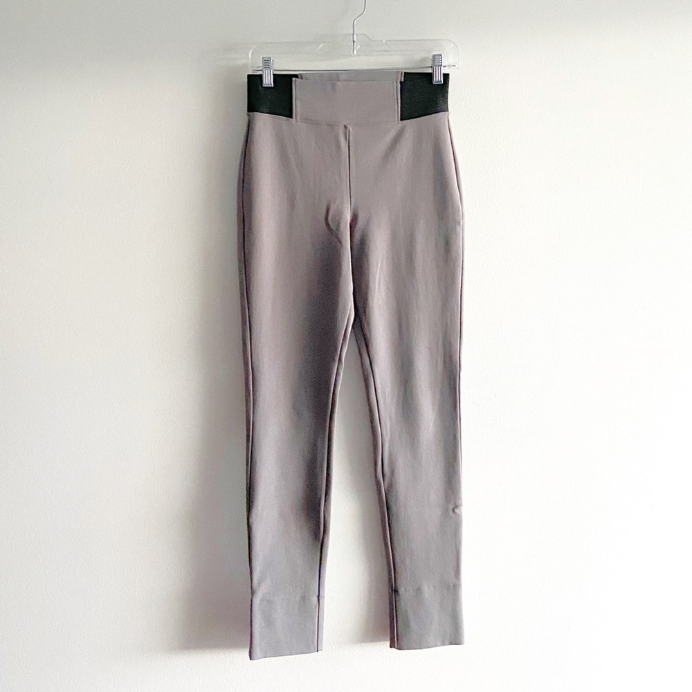 White & Warren Ponte Knit Stretch Pull On Leggings Pants